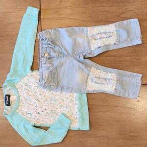 2T jeans and sweater